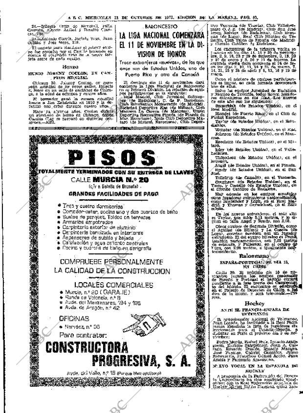 ABC MADRID 31-10-1973 página 87