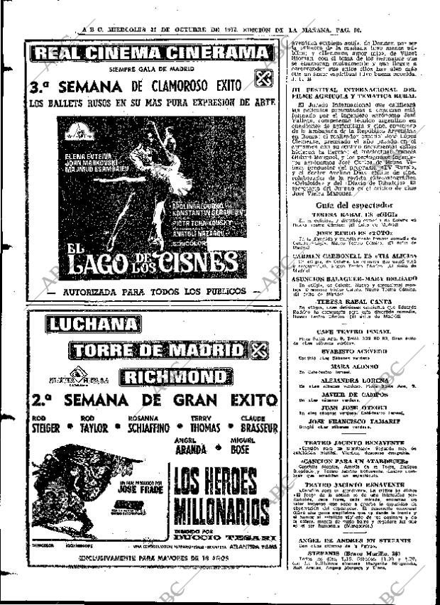 ABC MADRID 31-10-1973 página 98