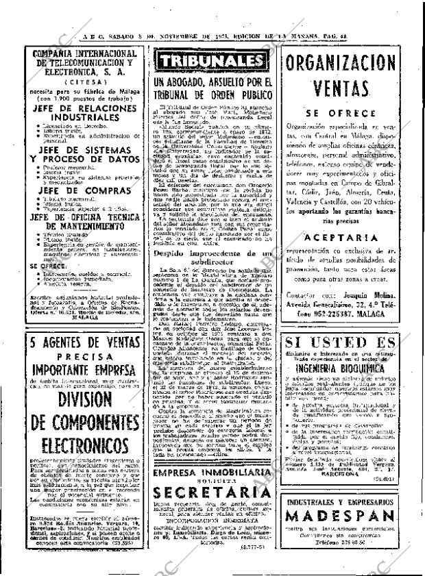ABC MADRID 03-11-1973 página 44