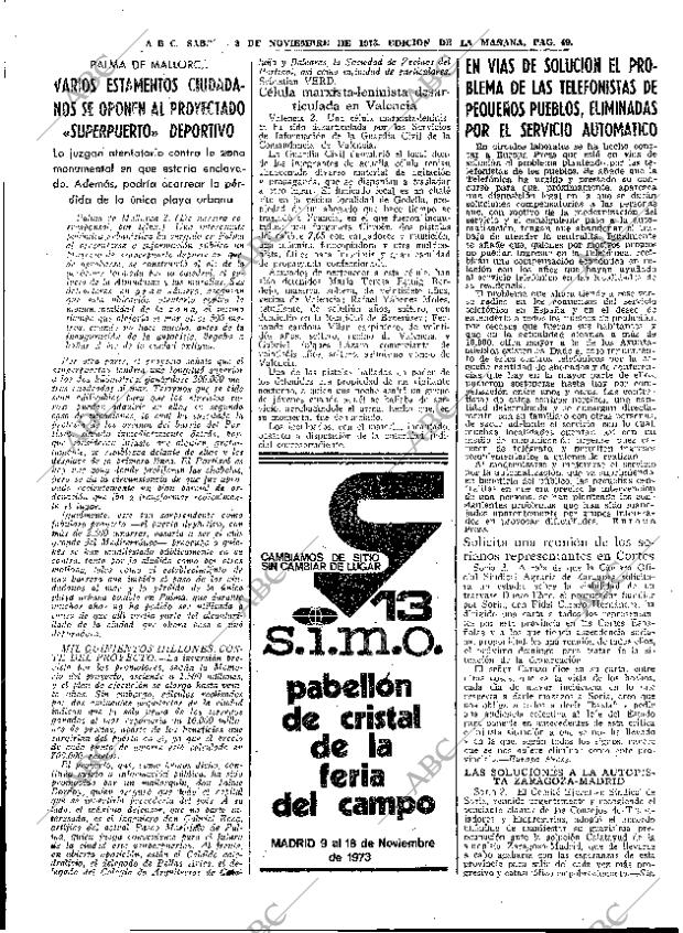 ABC MADRID 03-11-1973 página 49