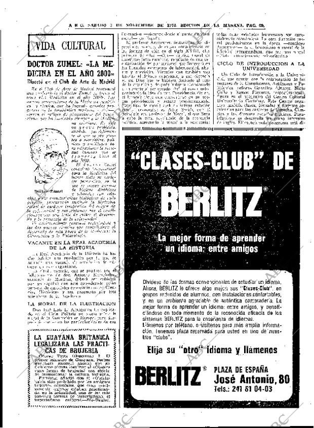 ABC MADRID 03-11-1973 página 69
