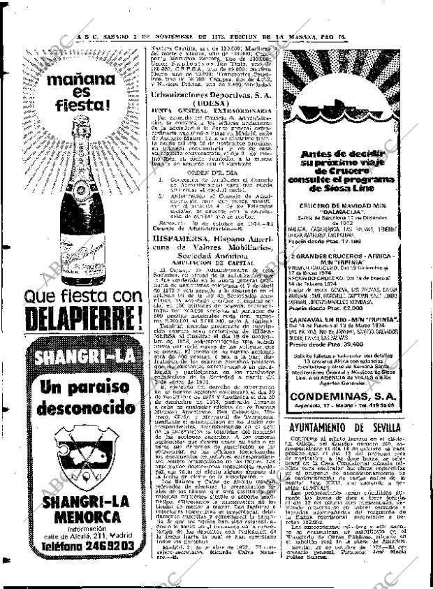 ABC MADRID 03-11-1973 página 76