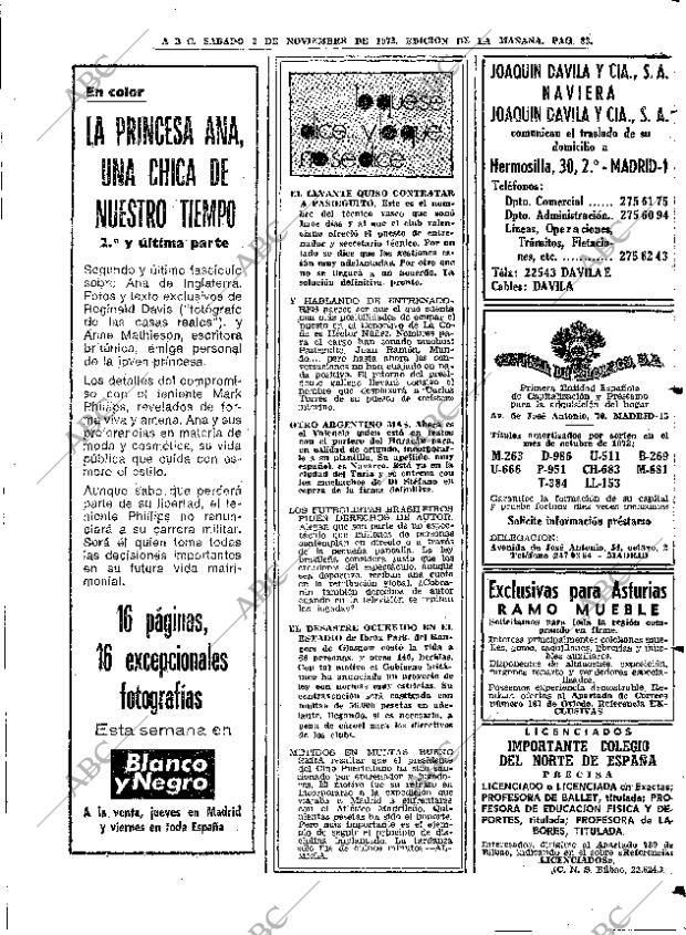 ABC MADRID 03-11-1973 página 83