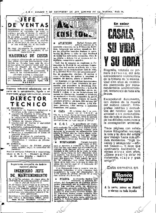 ABC MADRID 03-11-1973 página 84