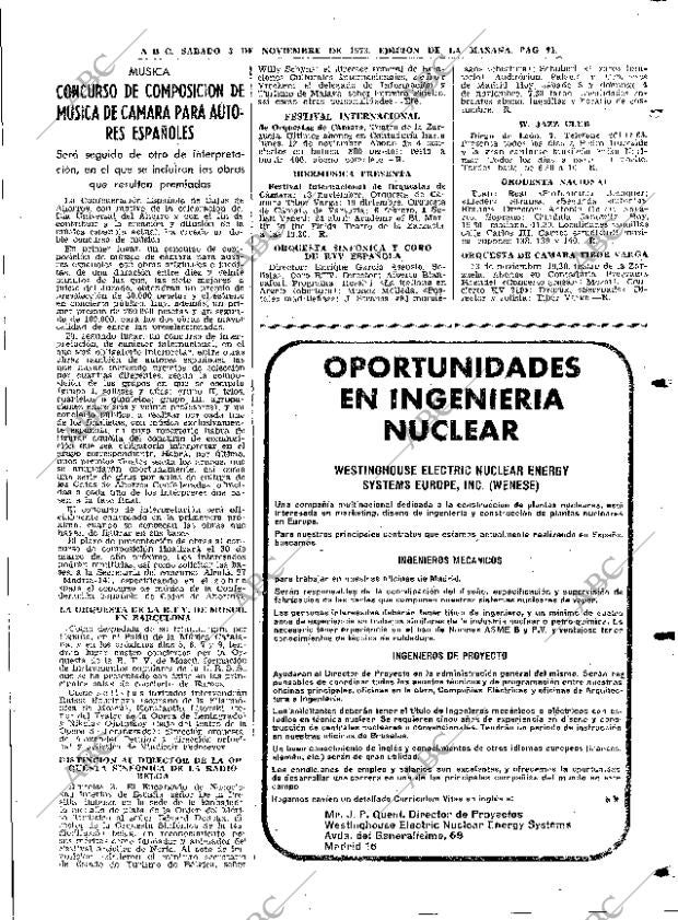 ABC MADRID 03-11-1973 página 91