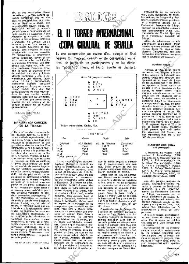 BLANCO Y NEGRO MADRID 03-11-1973 página 107