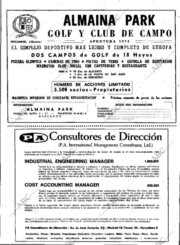 ABC MADRID 04-11-1973 página 14