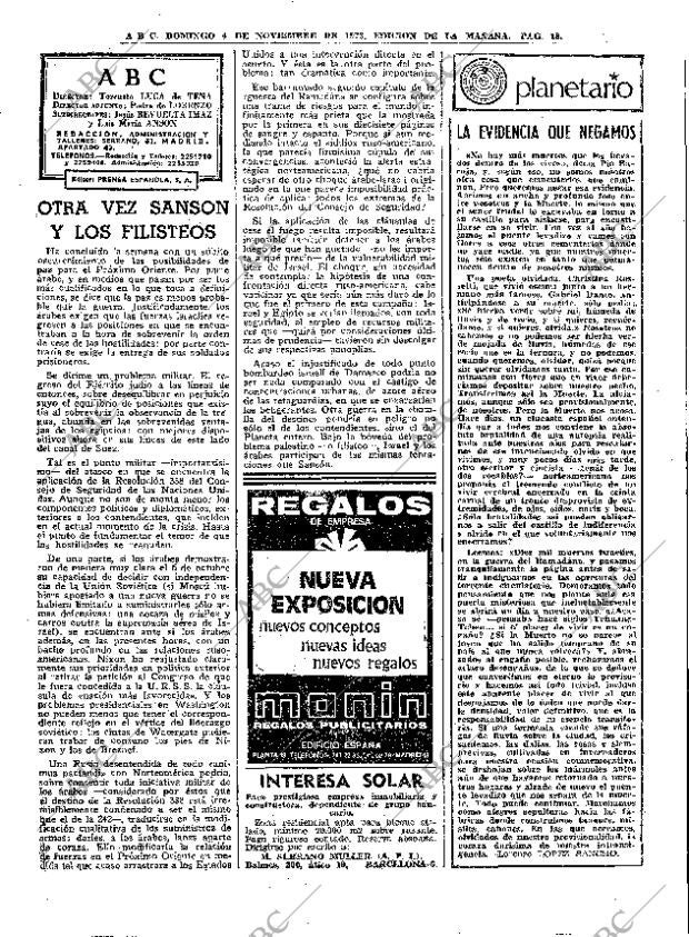 ABC MADRID 04-11-1973 página 18