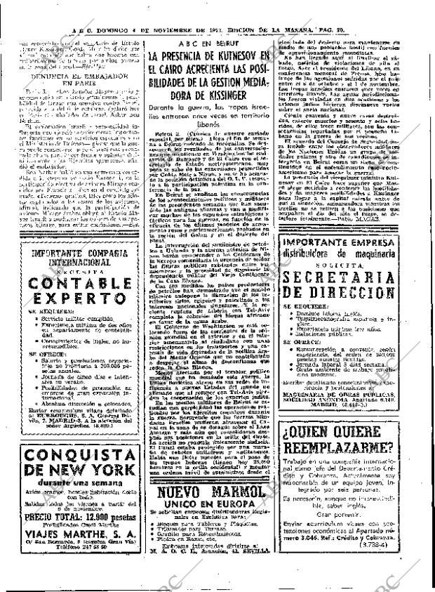 ABC MADRID 04-11-1973 página 20