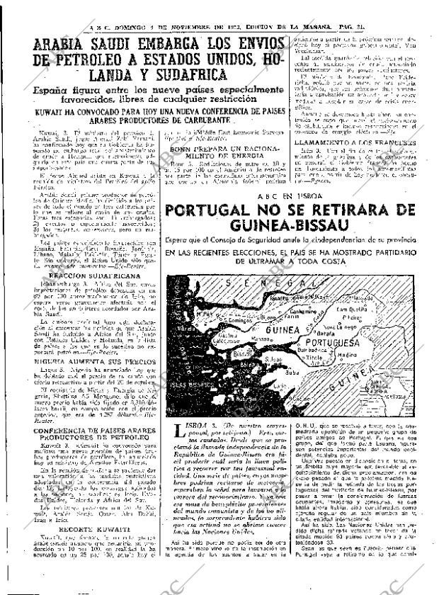 ABC MADRID 04-11-1973 página 21