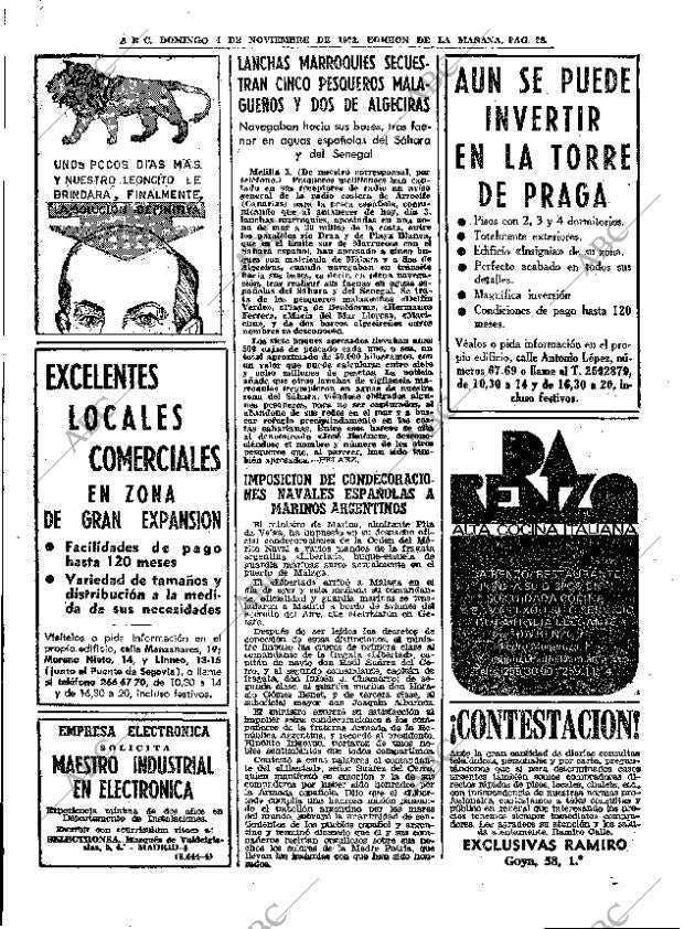 ABC MADRID 04-11-1973 página 28