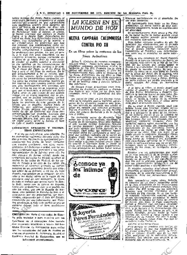 ABC MADRID 04-11-1973 página 31