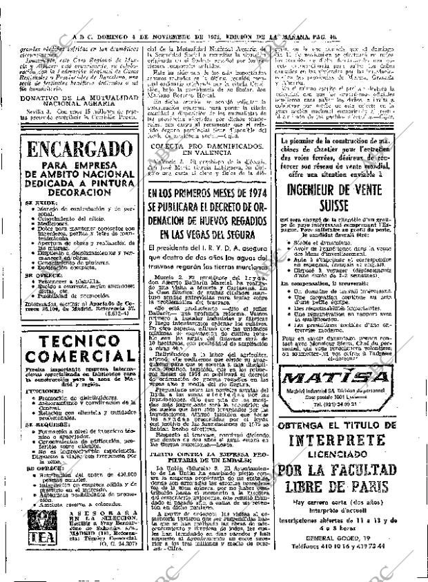 ABC MADRID 04-11-1973 página 40