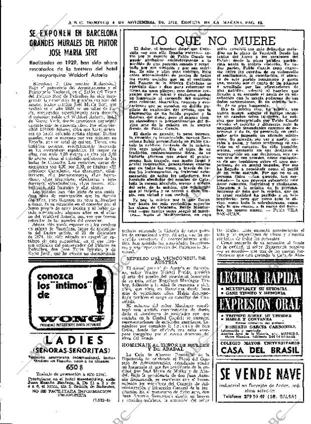 ABC MADRID 04-11-1973 página 43