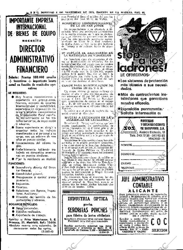 ABC MADRID 04-11-1973 página 44
