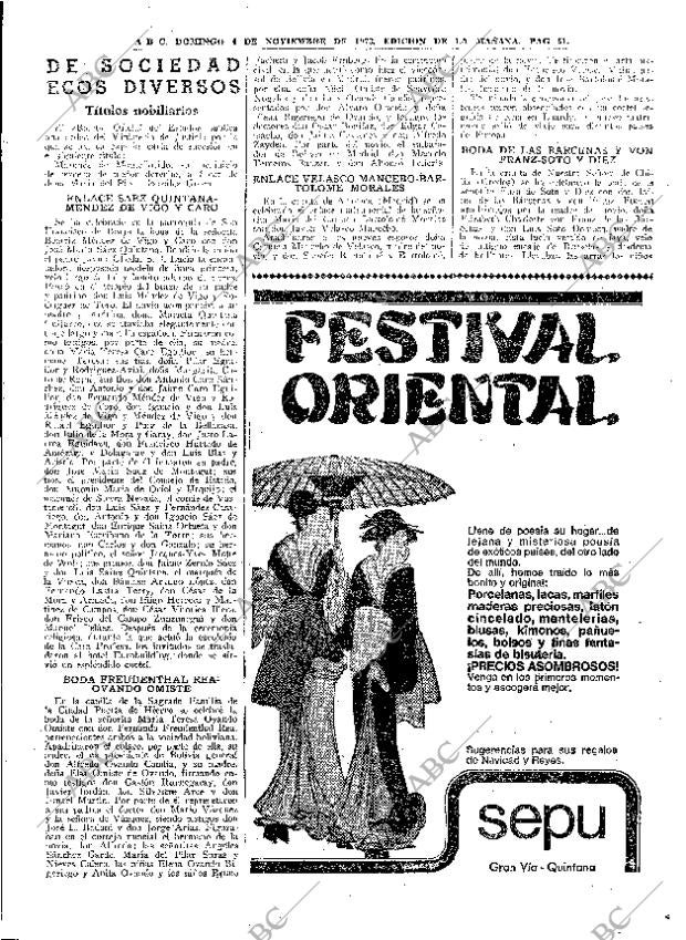 ABC MADRID 04-11-1973 página 51