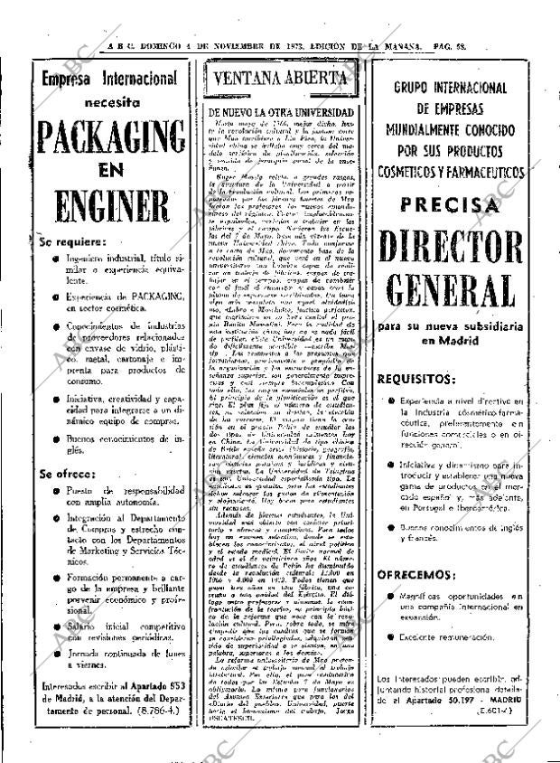 ABC MADRID 04-11-1973 página 58