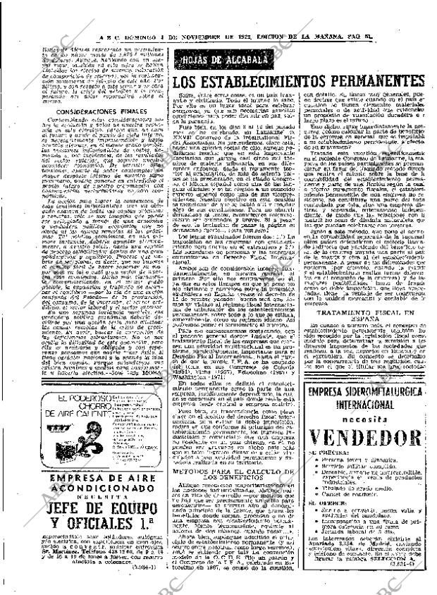 ABC MADRID 04-11-1973 página 61