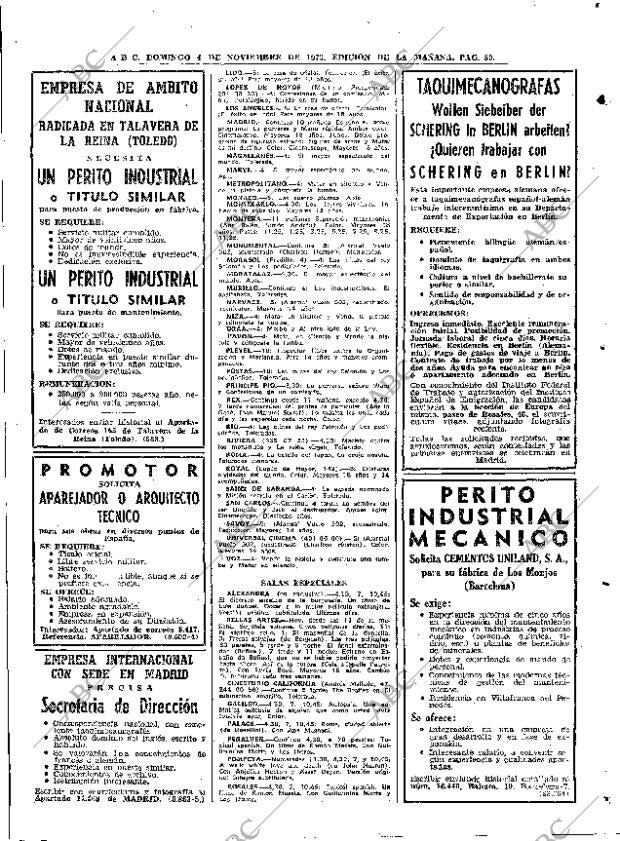 ABC MADRID 04-11-1973 página 89