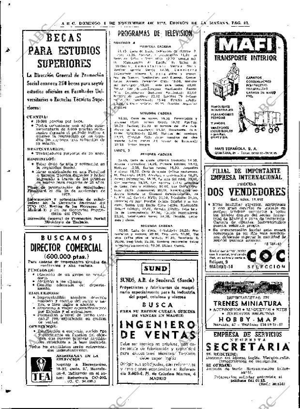ABC MADRID 04-11-1973 página 92