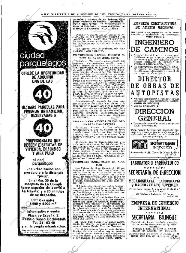 ABC MADRID 06-11-1973 página 42