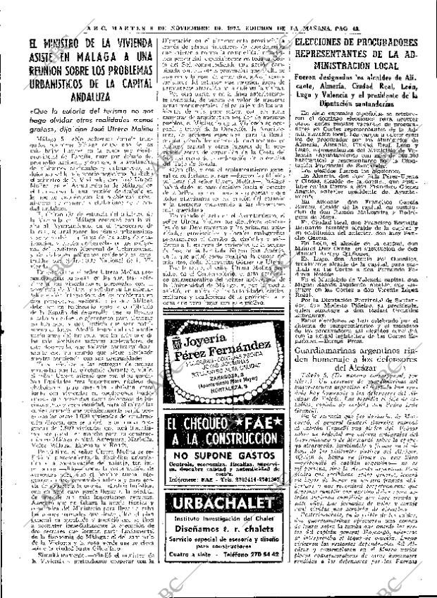 ABC MADRID 06-11-1973 página 45