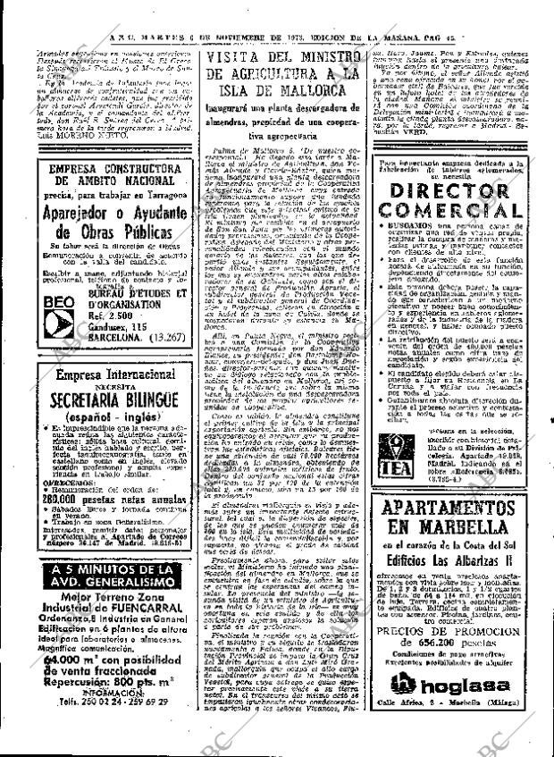 ABC MADRID 06-11-1973 página 46