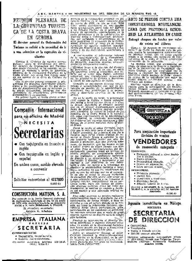 ABC MADRID 06-11-1973 página 48