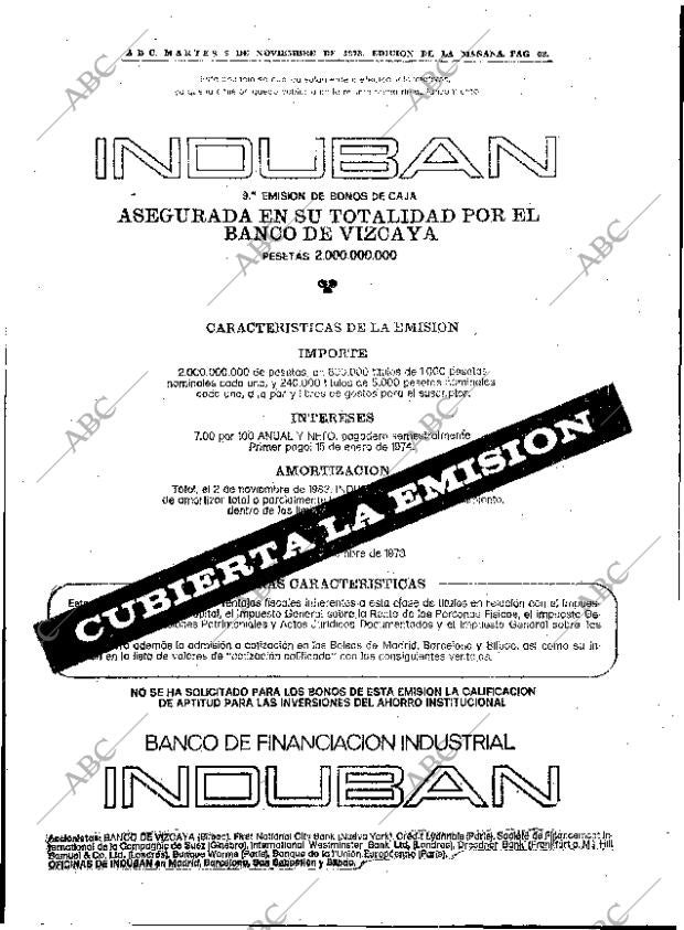 ABC MADRID 06-11-1973 página 62