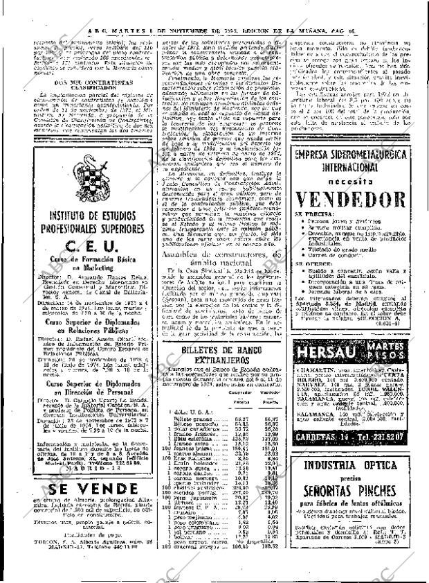 ABC MADRID 06-11-1973 página 66