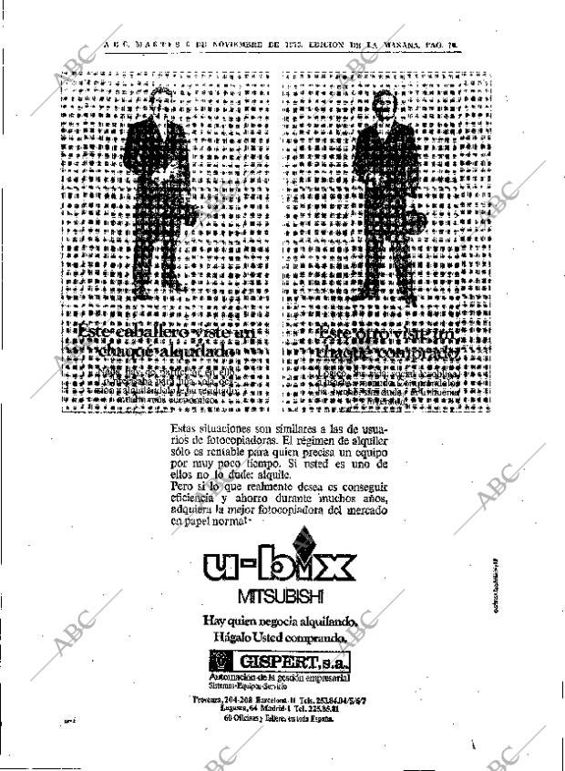 ABC MADRID 06-11-1973 página 70
