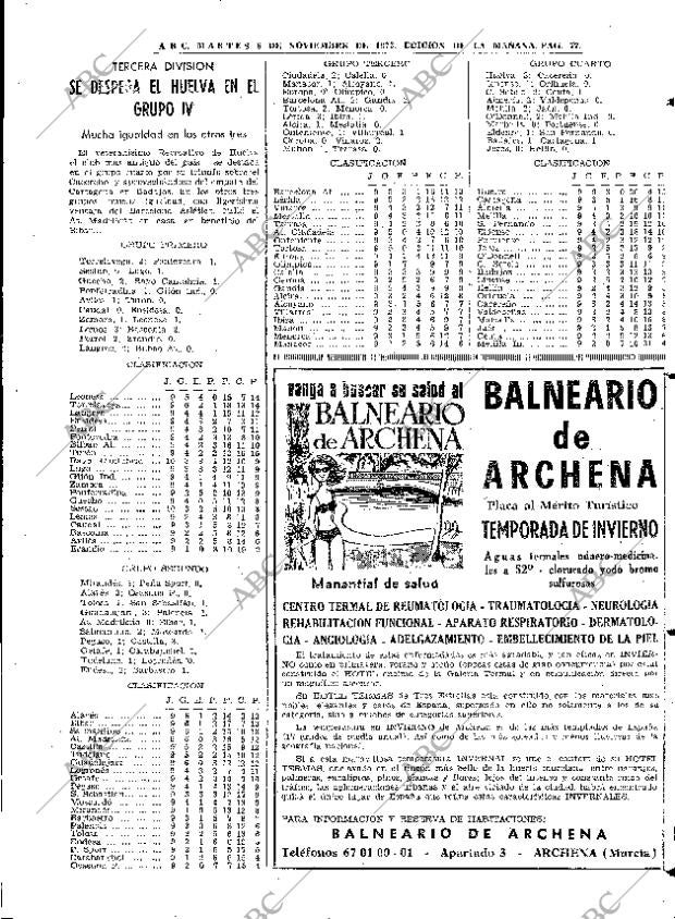 ABC MADRID 06-11-1973 página 77