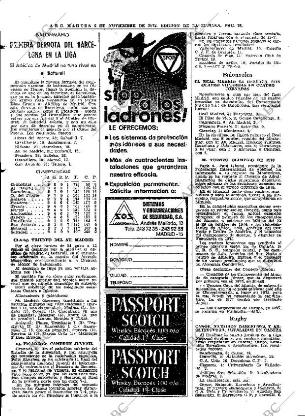 ABC MADRID 06-11-1973 página 78