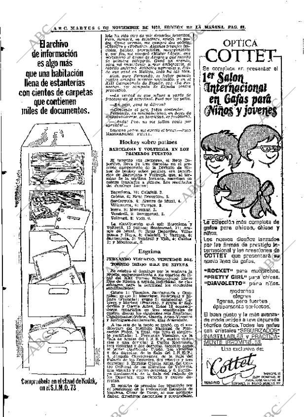 ABC MADRID 06-11-1973 página 82