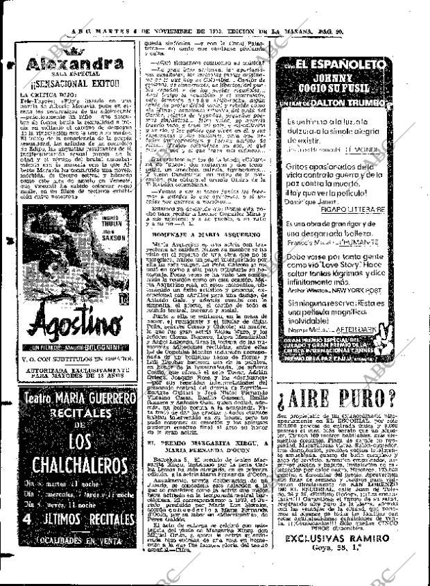 ABC MADRID 06-11-1973 página 90