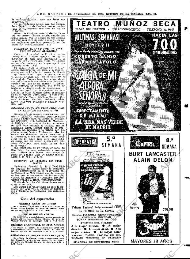 ABC MADRID 06-11-1973 página 93
