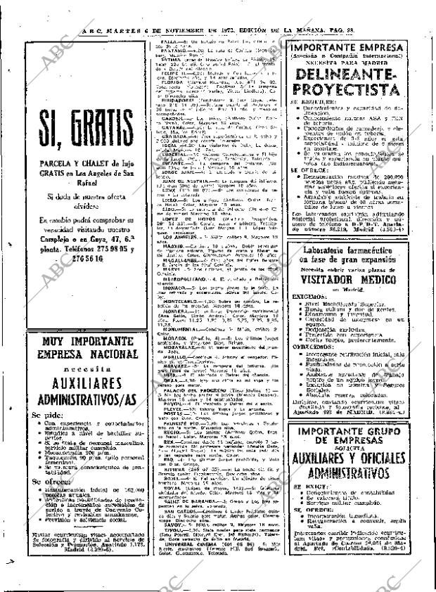 ABC MADRID 06-11-1973 página 98
