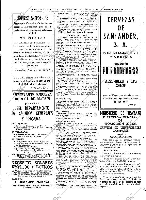 ABC MADRID 06-11-1973 página 99