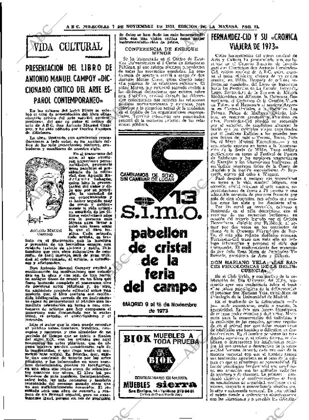 ABC MADRID 07-11-1973 página 61