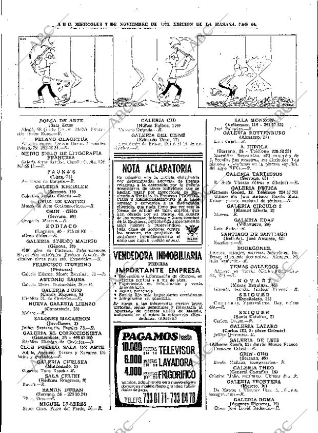 ABC MADRID 07-11-1973 página 64