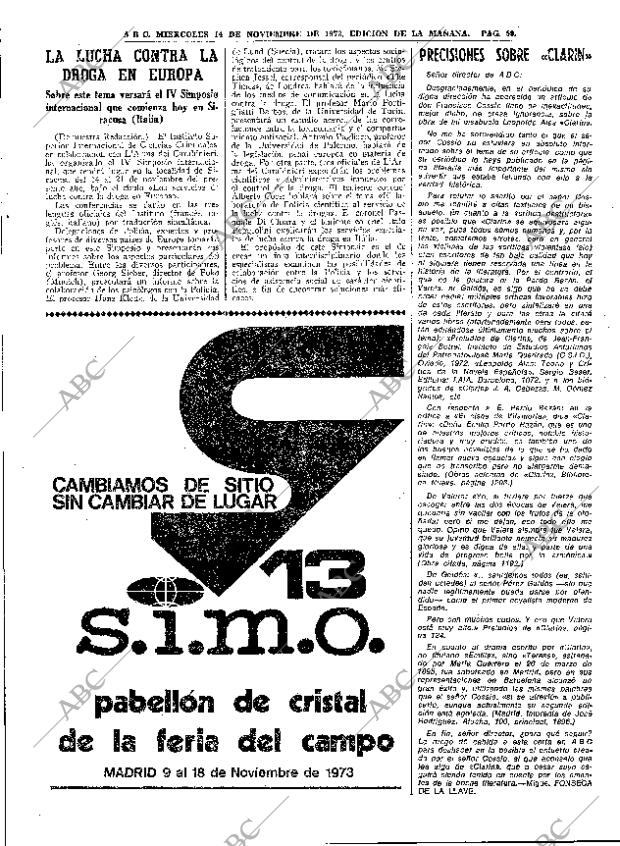 ABC MADRID 14-11-1973 página 59