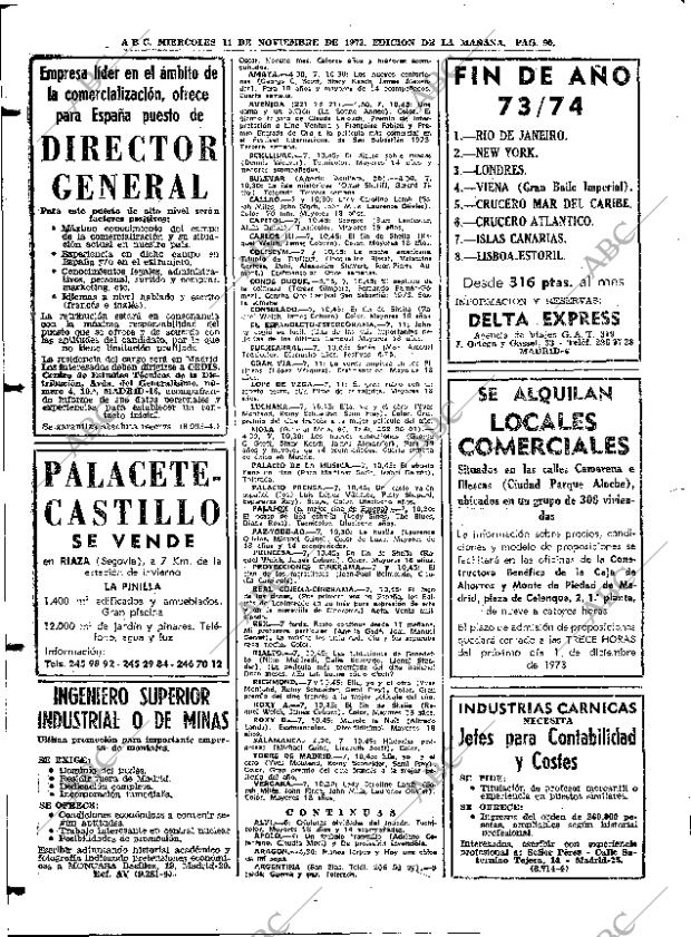 ABC MADRID 14-11-1973 página 90