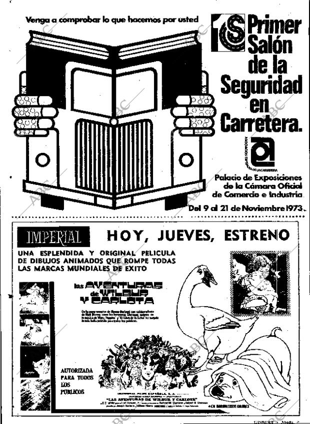 ABC MADRID 15-11-1973 página 134