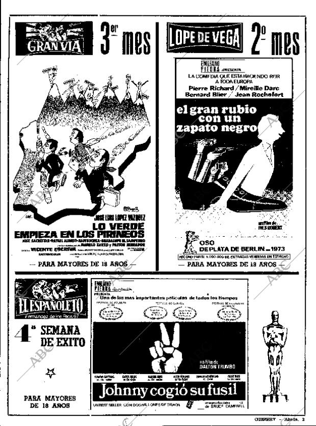 ABC MADRID 15-11-1973 página 19