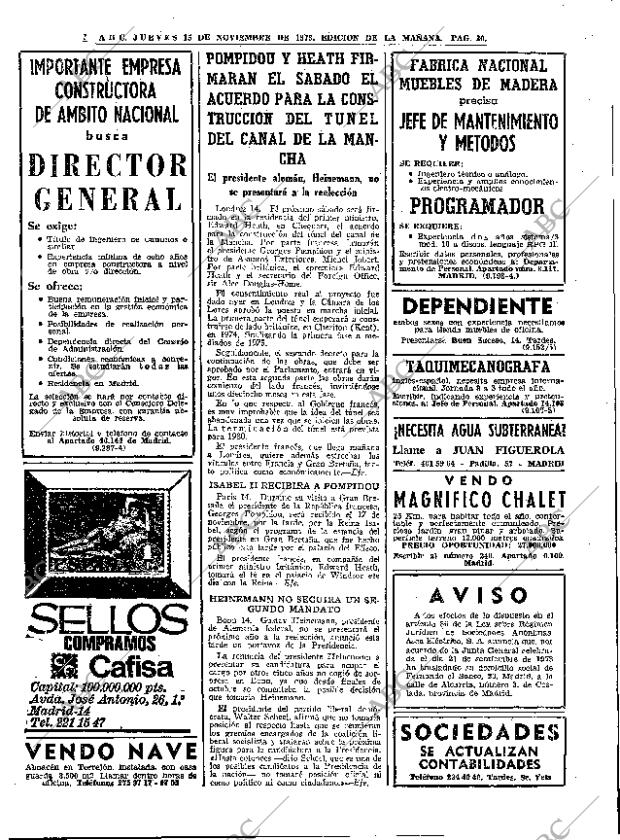 ABC MADRID 15-11-1973 página 30