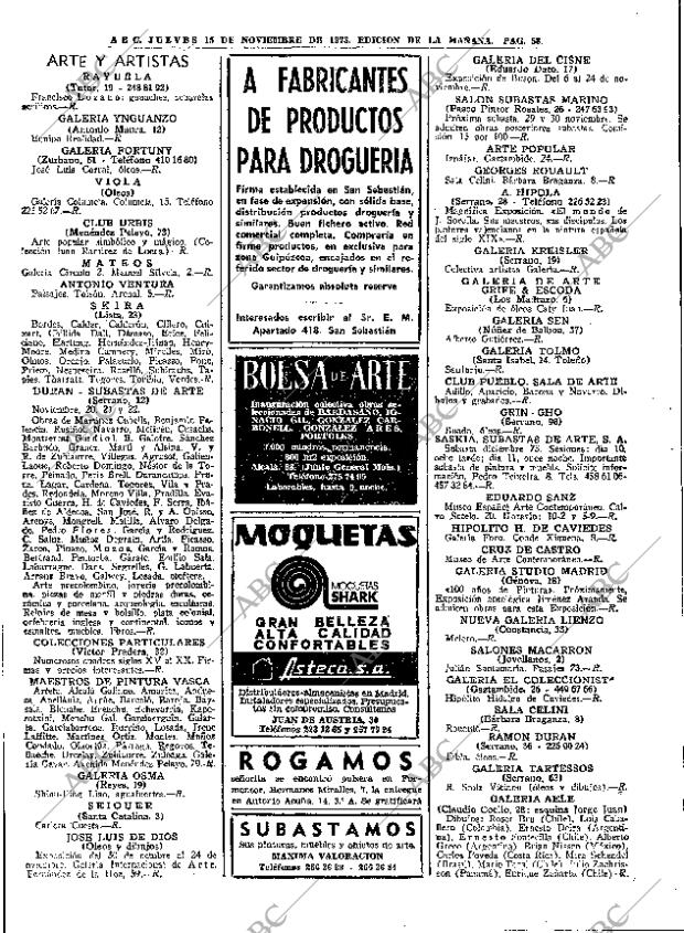 ABC MADRID 15-11-1973 página 58