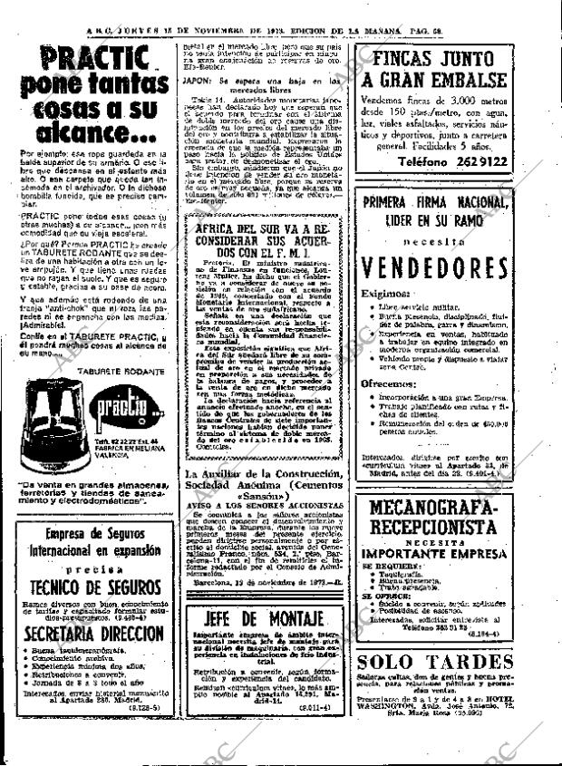 ABC MADRID 15-11-1973 página 68