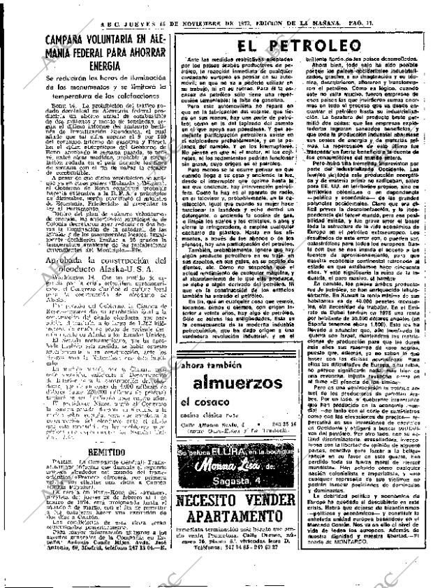 ABC MADRID 15-11-1973 página 71