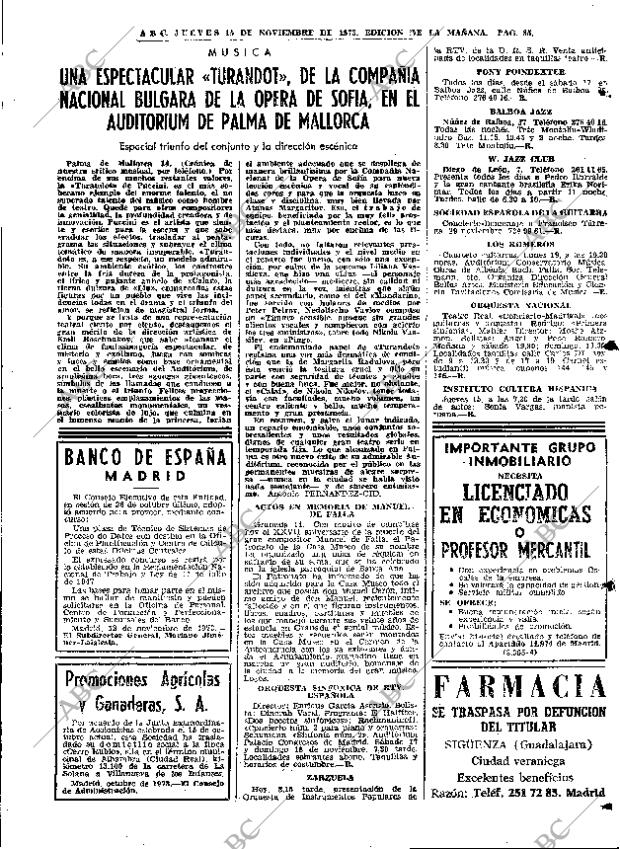 ABC MADRID 15-11-1973 página 85