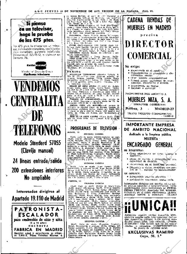 ABC MADRID 15-11-1973 página 98